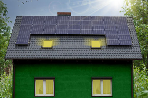 Zielony i energooszczędny dom